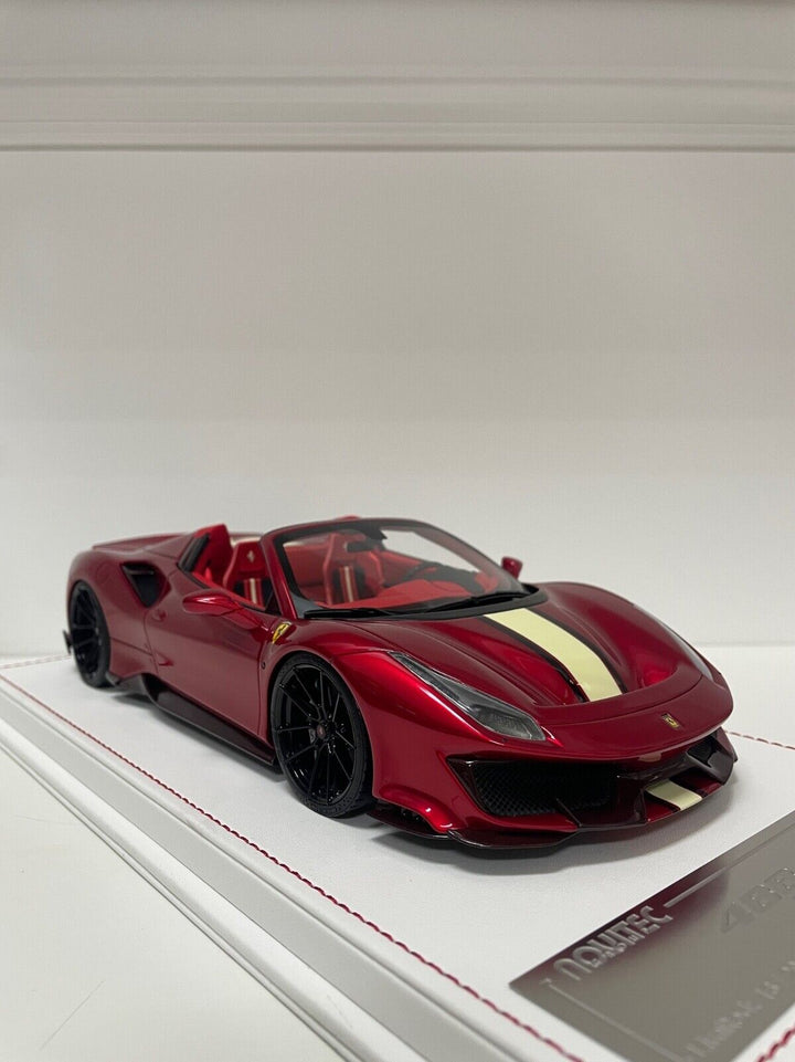 Ferrari 488 Pista Spider NOVITEC (Candy Red) [Davis & Giovanni] 1/18 scale
