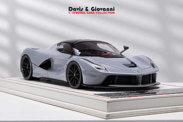 Ferrari LaFerrari (Nardo Gray) [Davis & Giovanni] 1/18 scale