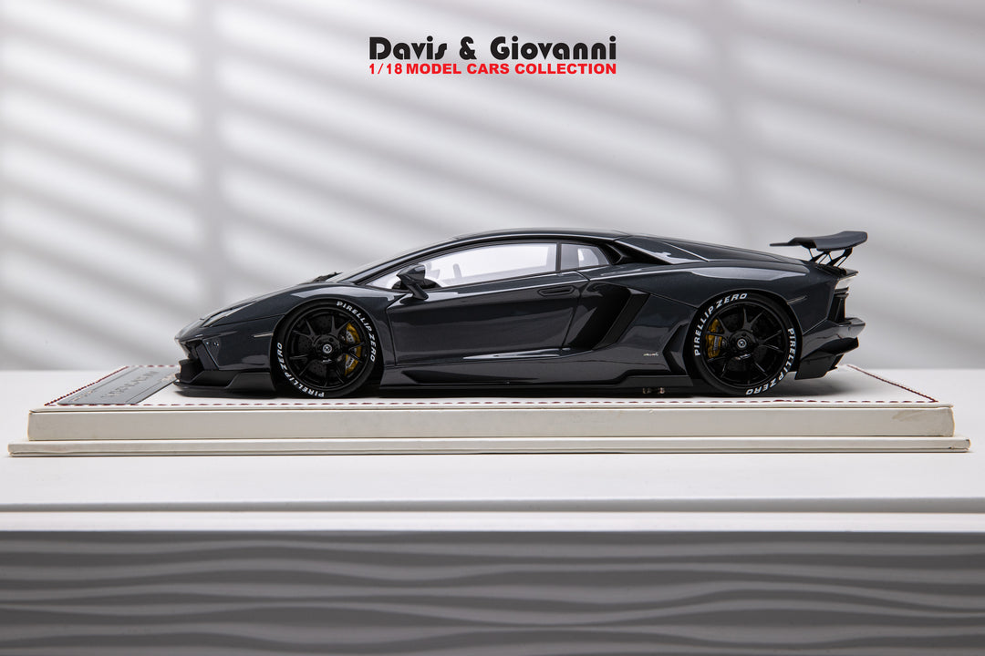 Lamborghini Aventador LBWK (Dark Gray) [Davis & Giovanni] 1/18 scale 1 OF 1
