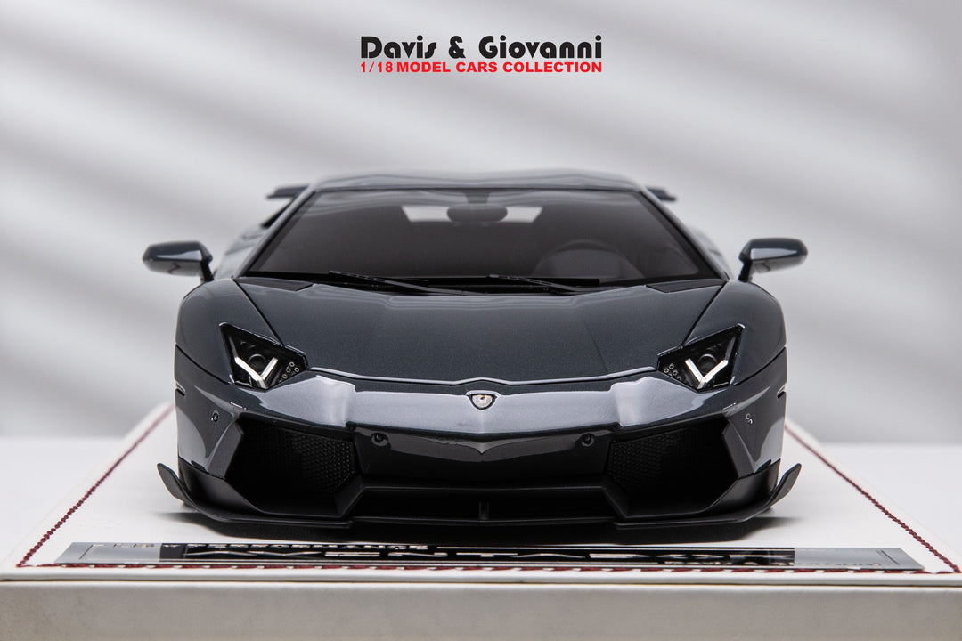 Lamborghini Aventador LBWK (Dark Gray) [Davis & Giovanni] 1/18 scale 1 OF 1