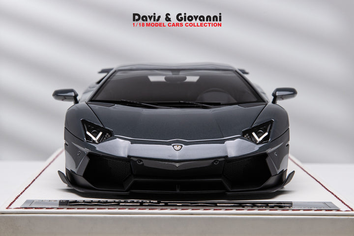 Lamborghini Aventador LBWK (Dark Gray) [Davis & Giovanni] 1/18 scale 1 OF 1