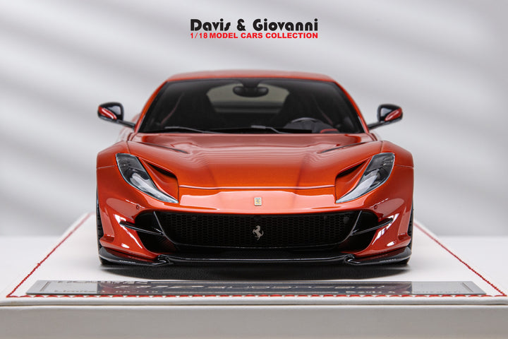 Ferrari 812 Superfast NOVITEC (Orange Metallic) [Davis & Giovanni] 1/18 scale
