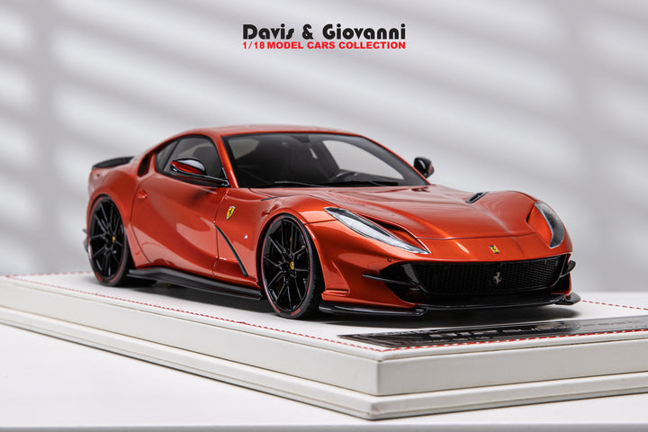 Ferrari 812 Superfast NOVITEC (Orange Metallic) [Davis & Giovanni] 1/18 scale