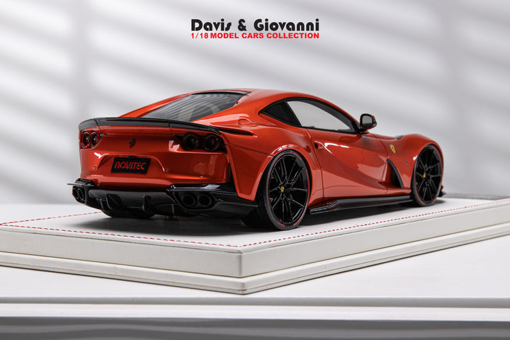 Ferrari 812 Superfast NOVITEC (Orange Metallic) [Davis & Giovanni] 1/18 scale