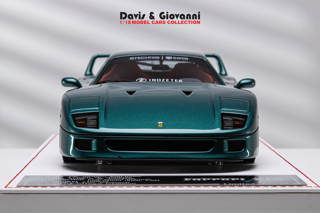 Ferrari F40 (Metallic Dark Green) [Davis & Giovanni] 1/18 scale