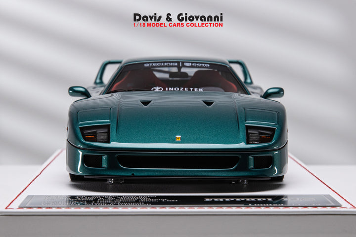 Ferrari F40 (Metallic Dark Green) [Davis & Giovanni] 1/18 scale