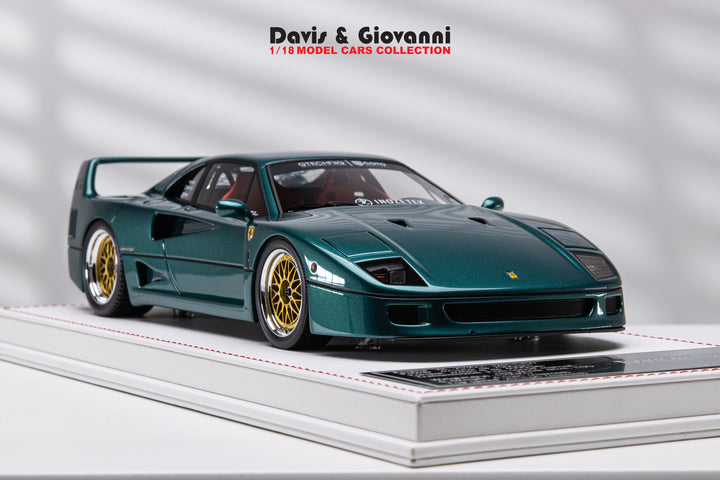 Ferrari F40 (Metallic Dark Green) [Davis & Giovanni] 1/18 scale