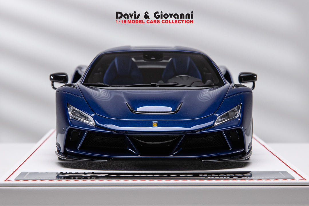 Ferrari F8 Tributo N-LARGO NOVITEC (Candy Blue) [Davis & Giovanni] 1/18 scale