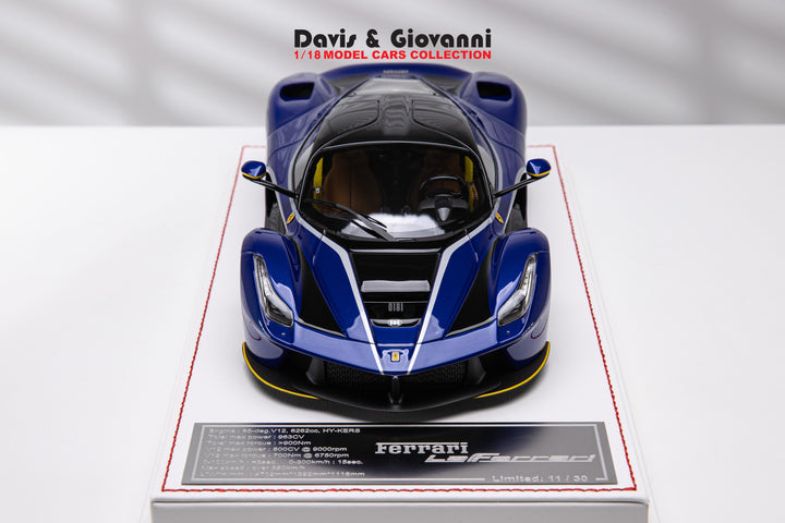 Ferrari LaFerrari (Metallic Blue) [Davis & Giovanni] 1/18 scale