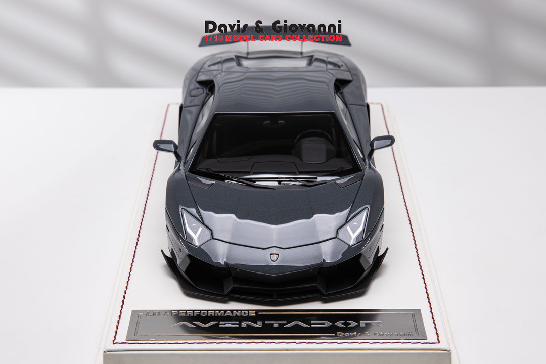Lamborghini Aventador LBWK (Dark Gray) [Davis & Giovanni] 1/18 scale 1 OF 1
