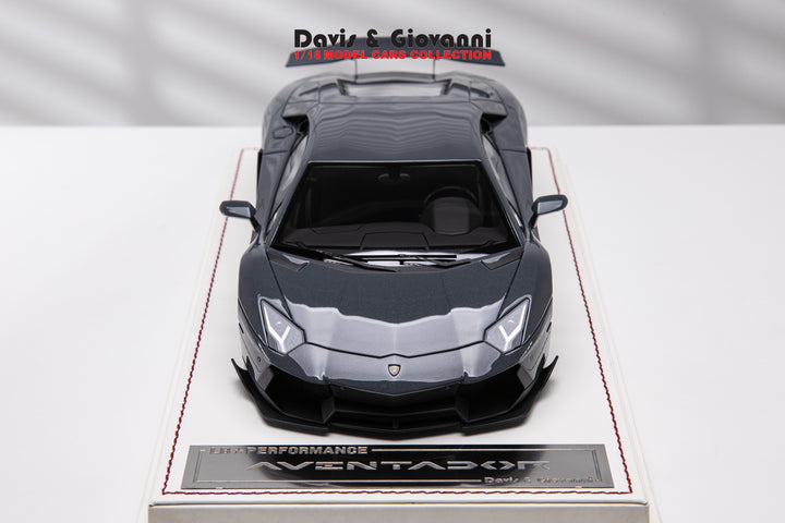 Lamborghini Aventador LBWK (Dark Gray) [Davis & Giovanni] 1/18 scale 1 OF 1