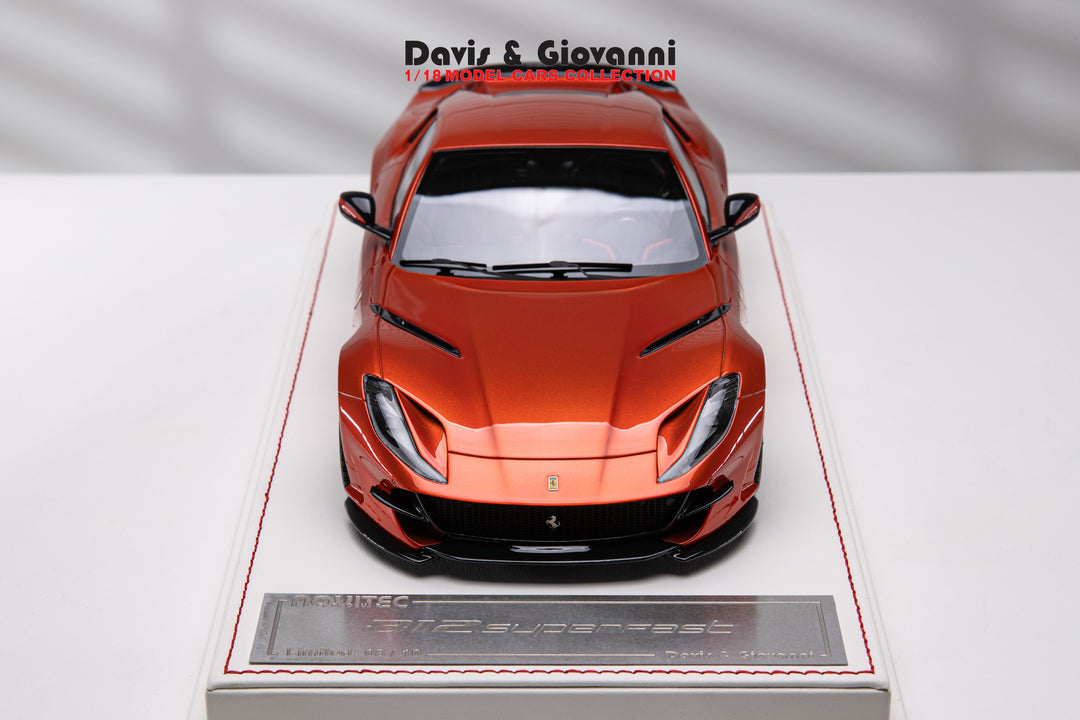 Ferrari 812 Superfast NOVITEC (Orange Metallic) [Davis & Giovanni] 1/18 scale