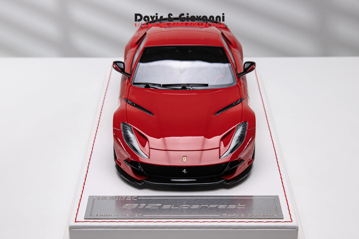 Ferrari 812 Superfast NOVITEC (Rosso Corsa) [Davis & Giovanni] 1/18 scale
