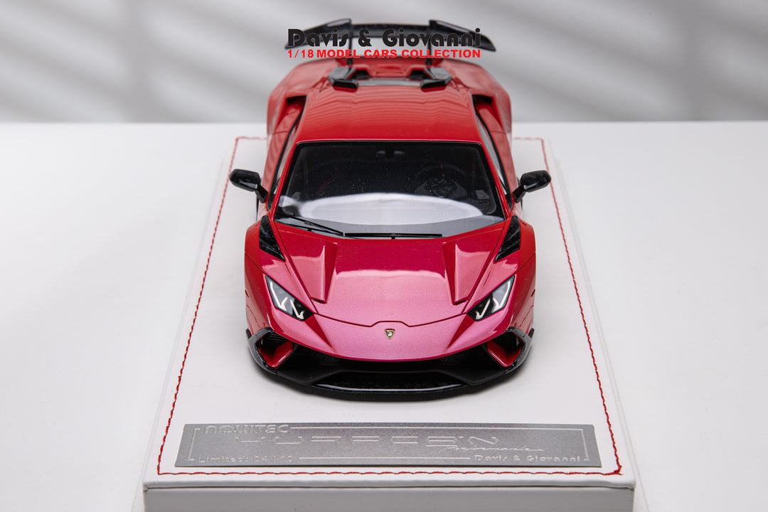 Lamborghini Huracan Performante NOVITEC (Red) [Davis & Giovanni] 1/18 scale