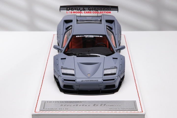 Lamborghini Diablo 6.0 LBWK (Matte Gray) [Davis & Giovanni] 1/18 scale