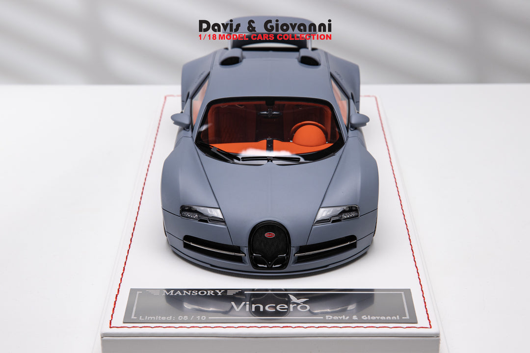 Bugatti Veyron Mansory Vincero (Matt Gray) [Davis & Giovanni] 1/18 scale