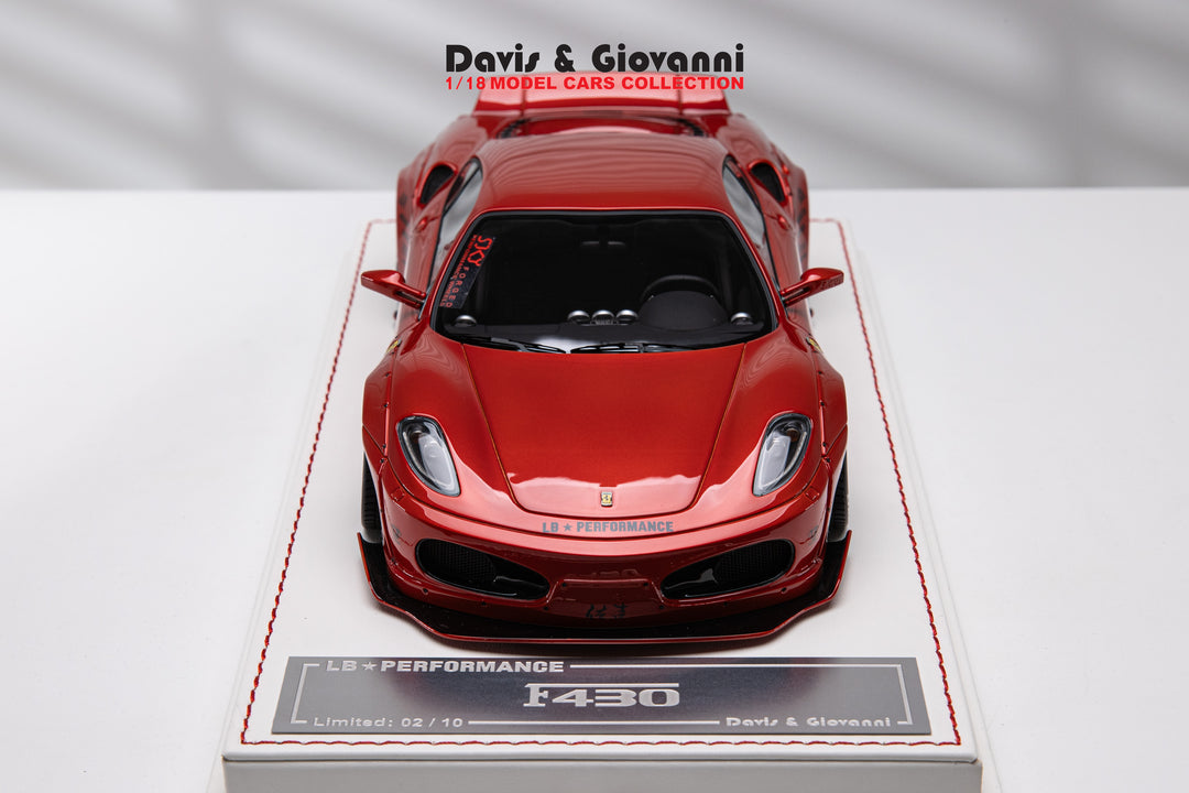 Ferrari F430 LBWK (F1 Red) [Davis & Giovanni] 1/18 scale