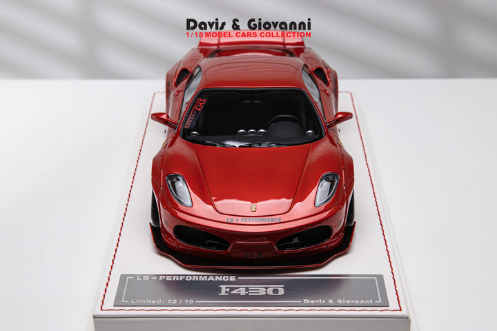 Ferrari F430 LBWK (F1 Red) [Davis & Giovanni] 1/18 scale