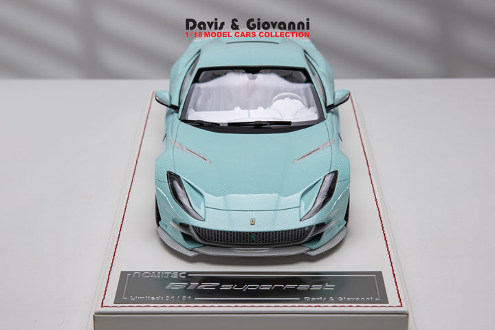 Ferrari 812 Superfast NOVITEC (Tiffany & White Carbon) [Davis & Giovanni] 1 OF 1