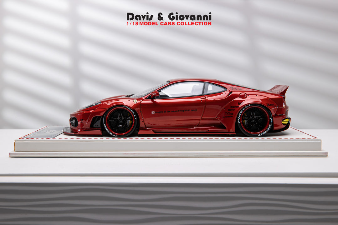 Ferrari F430 LBWK (F1 Red) [Davis & Giovanni] 1/18 scale