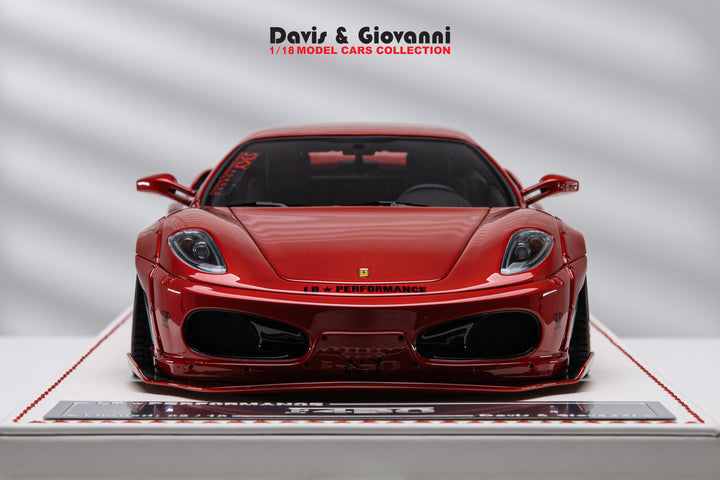 Ferrari F430 LBWK (F1 Red) [Davis & Giovanni] 1/18 scale