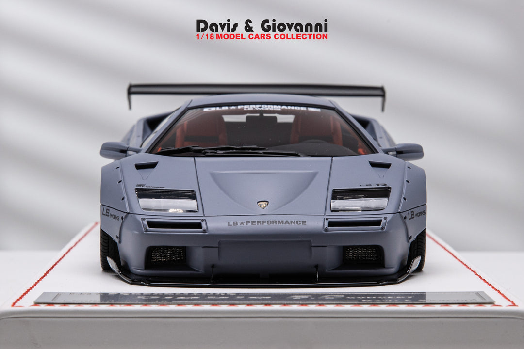 Lamborghini Diablo 6.0 LBWK (Matte Gray) [Davis & Giovanni] 1/18 scale