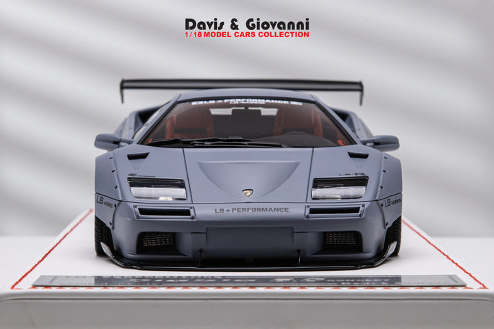 Lamborghini Diablo 6.0 LBWK (Matte Gray) [Davis & Giovanni] 1/18 scale