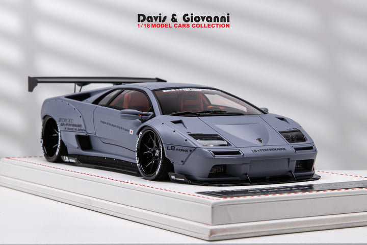 Lamborghini Diablo 6.0 LBWK (Matte Gray) [Davis & Giovanni] 1/18 scale