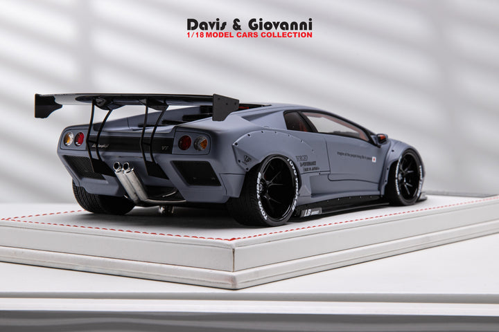 Lamborghini Diablo 6.0 LBWK (Matte Gray) [Davis & Giovanni] 1/18 scale