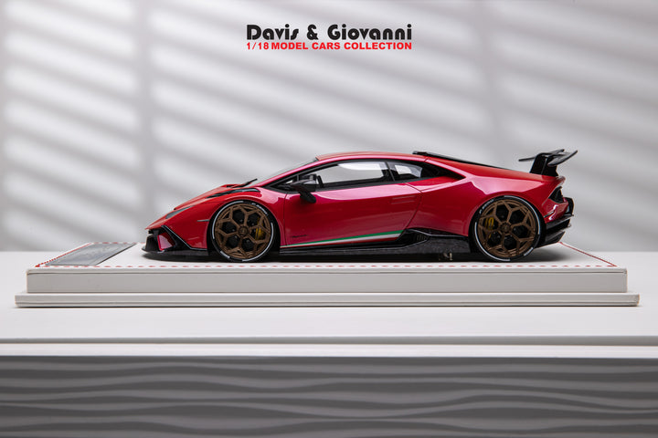 Lamborghini Huracan Performante NOVITEC (Red) [Davis & Giovanni] 1/18 scale