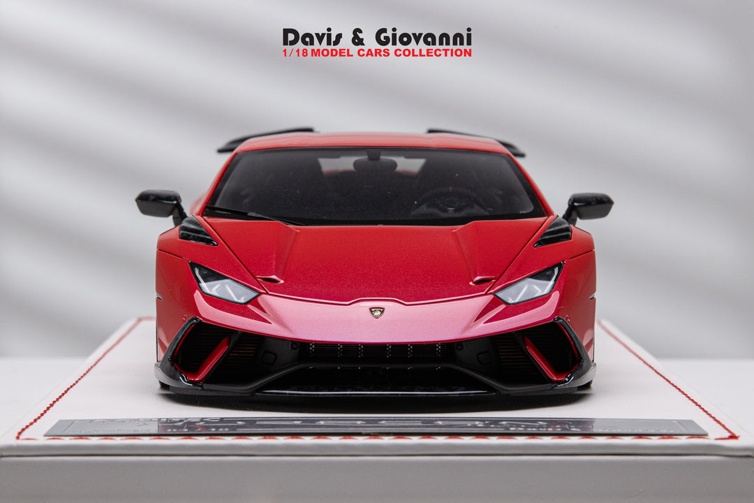 Lamborghini Huracan Performante NOVITEC (Red) [Davis & Giovanni] 1/18 scale