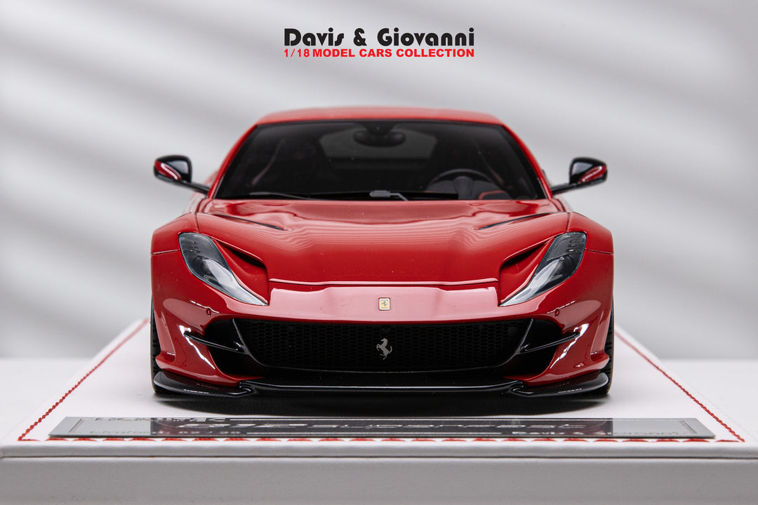 Ferrari 812 Superfast NOVITEC (Rosso Corsa) [Davis & Giovanni] 1/18 scale
