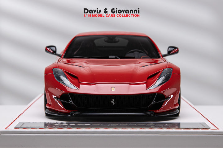 Ferrari 812 Superfast NOVITEC (Rosso Corsa) [Davis & Giovanni] 1/18 scale