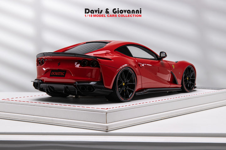 Ferrari 812 Superfast NOVITEC (Rosso Corsa) [Davis & Giovanni] 1/18 scale