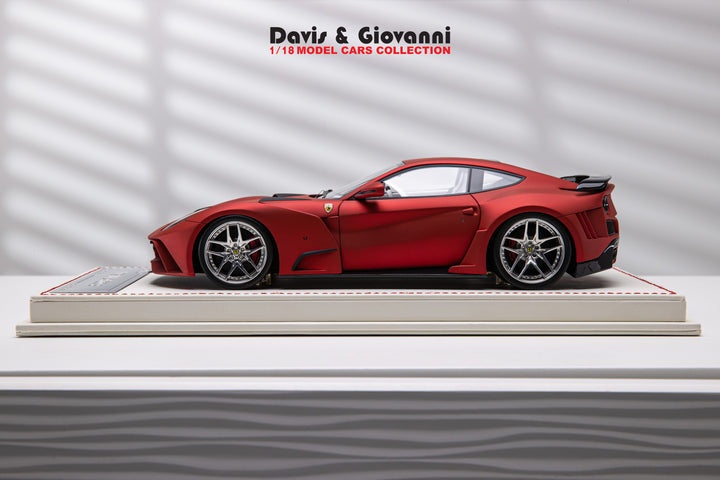 Ferrari F12 N-LARGO S NOVITEC (Matt Chrome Red) [Davis & Giovanni] 1 OF 1