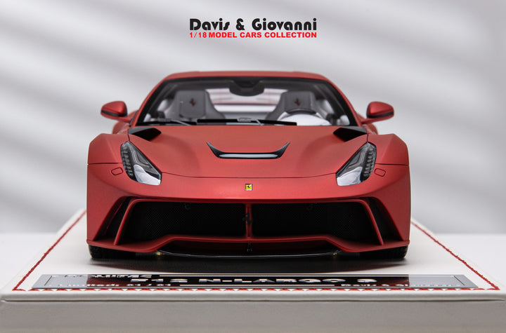 Ferrari F12 N-LARGO S NOVITEC (Matt Chrome Red) [Davis & Giovanni] 1 OF 1
