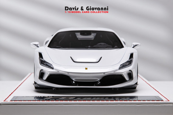 Ferrari F8 Tributo NOVITEC (Pearl White) [Davis & Giovanni] 1/18 scale