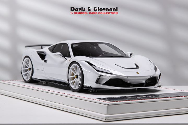 Ferrari F8 Tributo NOVITEC (Pearl White) [Davis & Giovanni] 1/18 scale