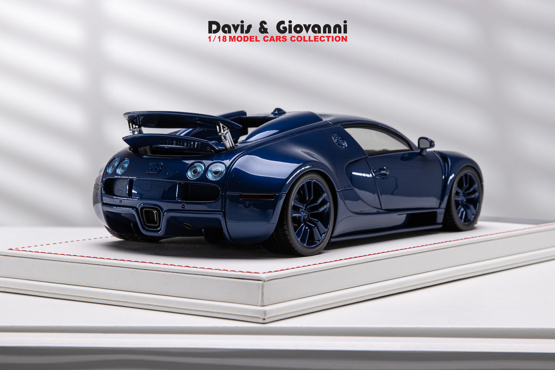 Bugatti Veyron Mansory "Vincero" (Blue Carbon) [Davis & Giovanni] 1/18 scale