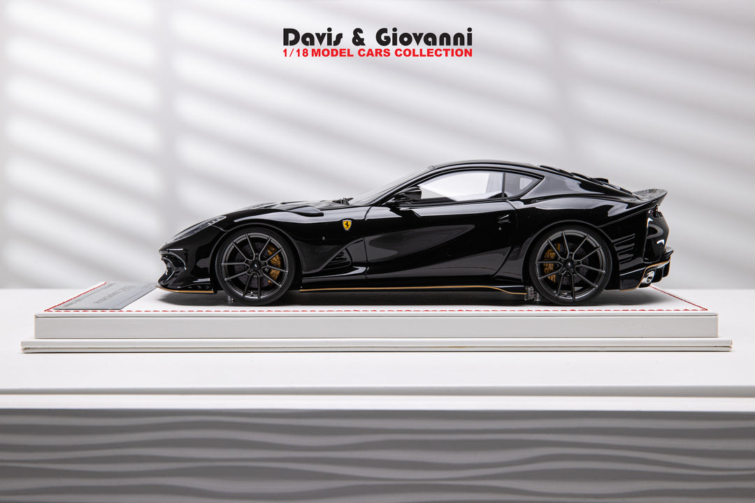 Ferrari 812 Competizione NOVITEC (Gloss Black) [Davis & Giovanni] 1/18 scale