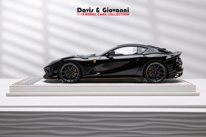 Ferrari 812 Competizione NOVITEC (Gloss Black) [Davis & Giovanni] 1/18 scale