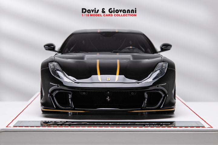 Ferrari 812 Competizione NOVITEC (Gloss Black) [Davis & Giovanni] 1/18 scale
