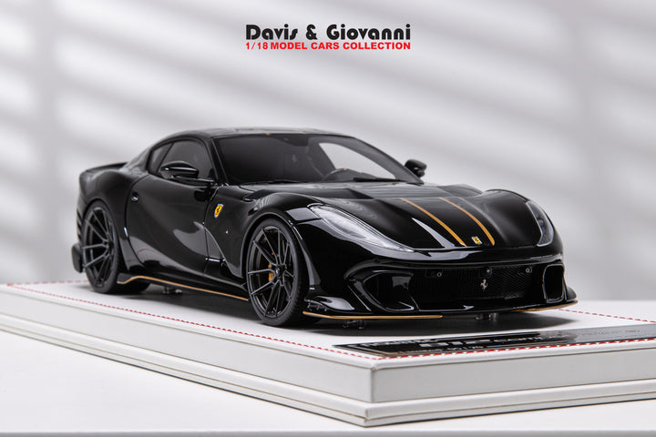 Ferrari 812 Competizione NOVITEC (Gloss Black) [Davis & Giovanni] 1/18 scale