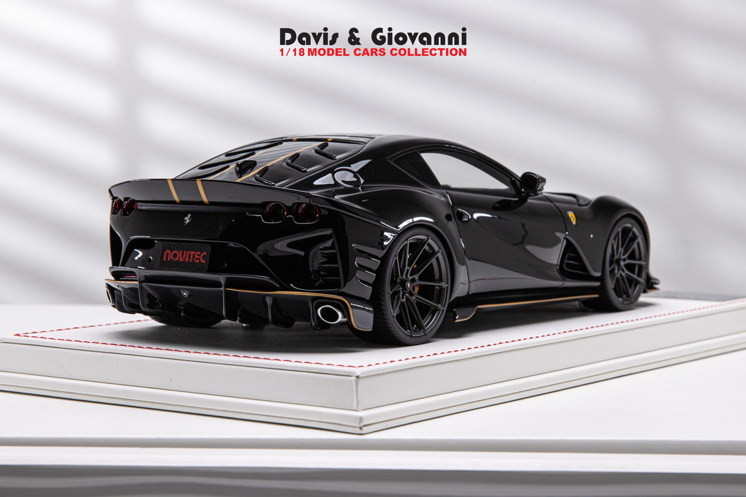 Ferrari 812 Competizione NOVITEC (Gloss Black) [Davis & Giovanni] 1/18 scale