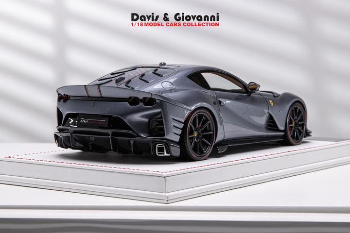 Ferrari 812 Competizione (Metallic Gray) [Davis & Giovanni] 1:18 scale