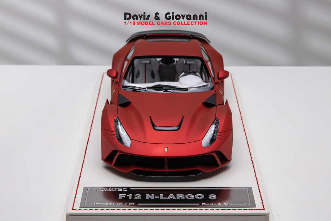 Ferrari F12 N-LARGO S NOVITEC (Matt Chrome Red) [Davis & Giovanni] 1 OF 1