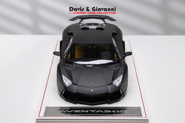 Lamborghini Aventador NOVITEC (Matt Black) [Davis & Giovanni] 1/18 scale 1 of 1