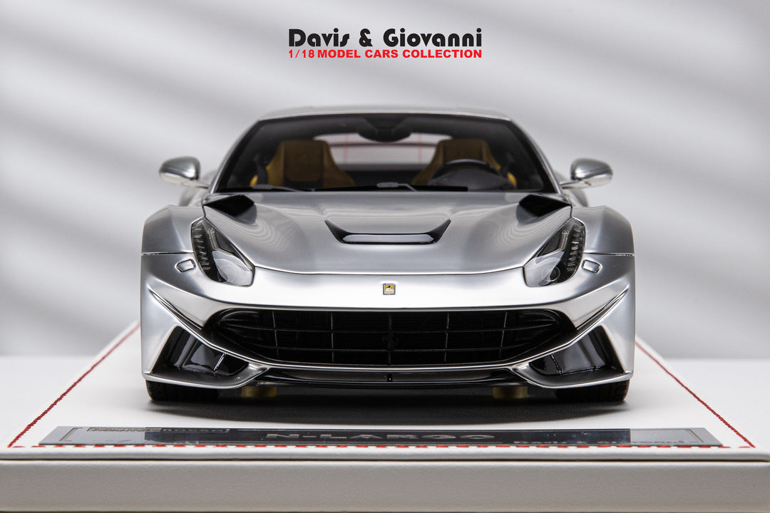 Ferrari F12 N-LARGO NOVITEC (Chrome) [Davis & Giovanni] 1/18 scale