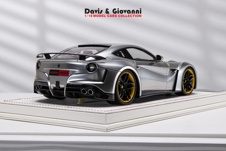 Ferrari F12 N-LARGO NOVITEC (Chrome) [Davis & Giovanni] 1/18 scale