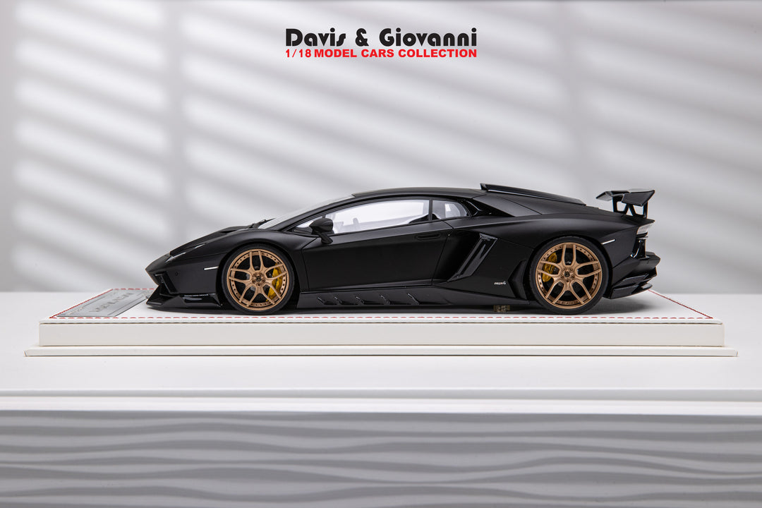 Lamborghini Aventador NOVITEC (Matt Black) [Davis & Giovanni] 1/18 scale 1 of 1